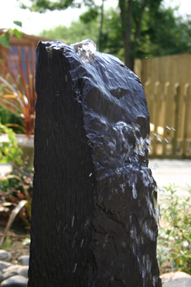 Drilled Rock Fountain